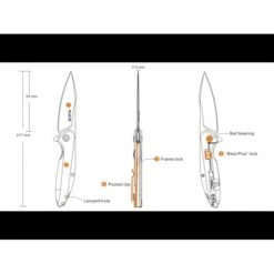 Ruike P128-SB Negra -Leopard Almacenar navaja ruike p128 sb 5