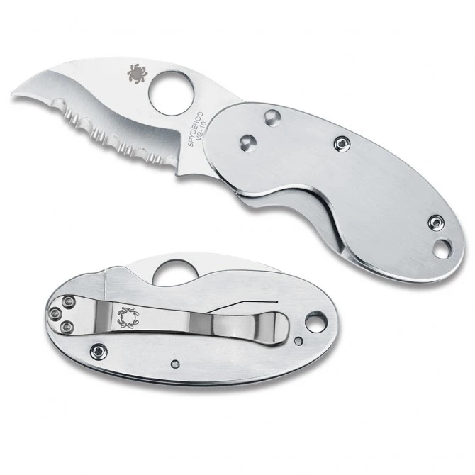 Spyderco Cricket Acero Filo Serrado 4 Spyderco Cricket Acero Filo Serrado - Imagen 2