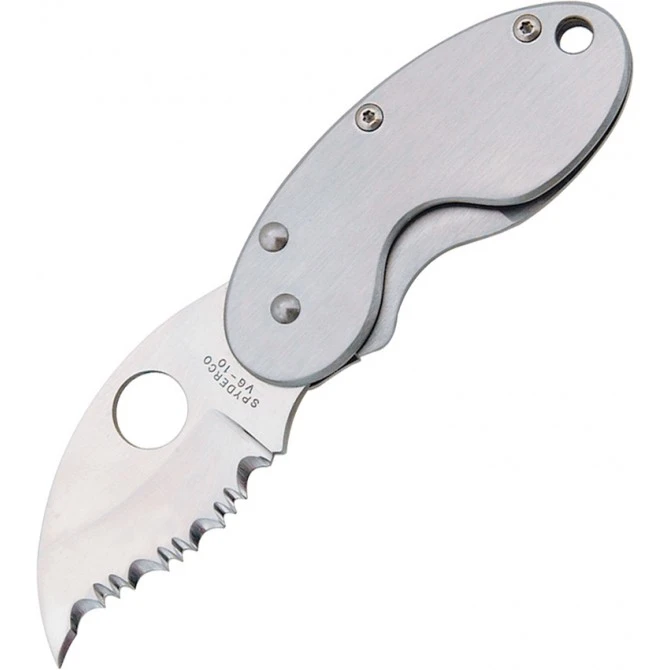 Spyderco Cricket Acero Filo Serrado 3 Spyderco Cricket Acero Filo Serrado
