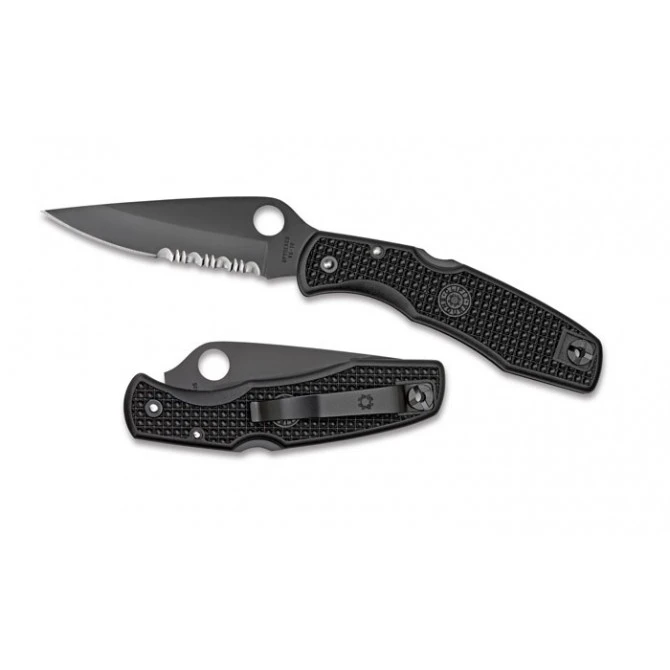 Spyderco Endura 4 Hoja Negra Parc Serr 4 Spyderco Endura 4 Hoja Negra Parc Serr - Imagen 2
