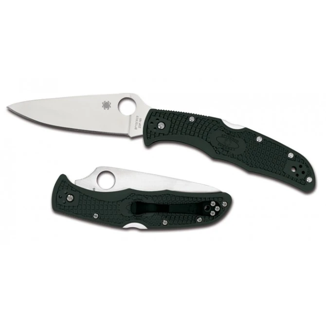 Spyderco Endura 4 Verde Oscuro ZDP189 4 Spyderco Endura 4 Verde Oscuro ZDP189 - Imagen 2