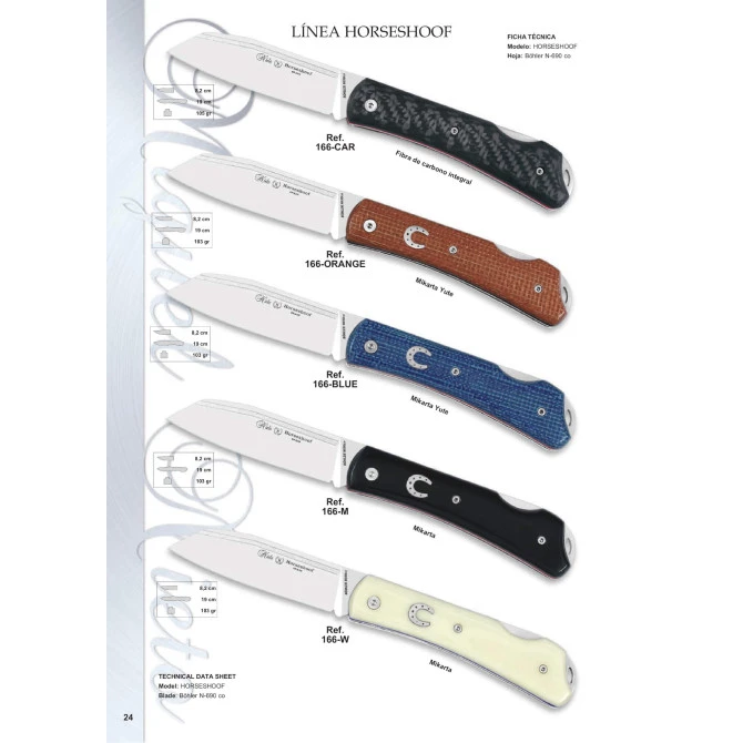 Nieto Horseshoof 166-BLUE Yute Azul Böhler N690co 7 Nieto Horseshoof 166-BLUE Yute Azul Böhler N690co - Imagen 5