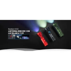 Olight Seeker 4 Mini CW Negra 1.200 Lumens + UV Recargable -Leopard Almacenar olight seeker 4 mini cw negra 1200 lumens uv recargable 3