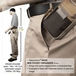Organizador Maxpedition Mini Pocket Khaki 17 Organizador Maxpedition Mini Pocket Khaki -Leopard Almacenar organizador maxpedition mini pocket khaki 7