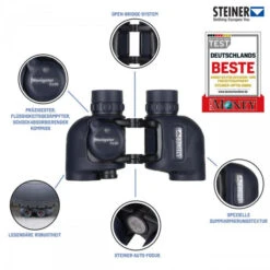 Prismáticos Steiner Navigator 7x30C Con Brújula -Leopard Almacenar prismaticos steiner navigator 7x30c con brujula 2