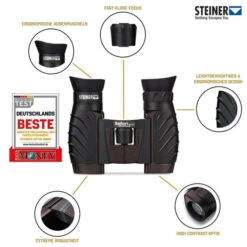 Prismáticos Steiner Safari Ultrasharp 8x22 -Leopard Almacenar prismaticos steiner safari ultrasharp 8x22 3