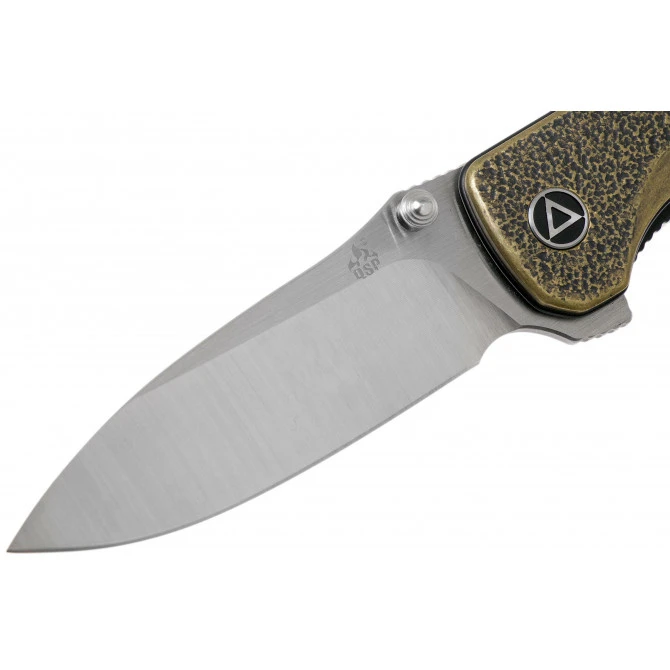 QSP Hawk Linerlock Brass 4 QSP Hawk Linerlock Brass - Imagen 2