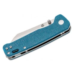 QSP Penguin Linerlock Blue Micarta -Leopard Almacenar qsp penguin linerlock blue micarta 1