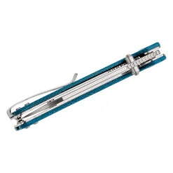 QSP Penguin Linerlock Blue Micarta -Leopard Almacenar qsp penguin linerlock blue micarta 2