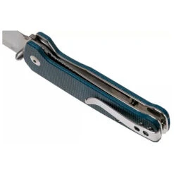 QSP Penguin Linerlock Blue Micarta -Leopard Almacenar qsp penguin linerlock blue micarta 5