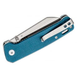 QSP Penguin Linerlock Blue Micarta -Leopard Almacenar qsp penguin linerlock blue micarta 7