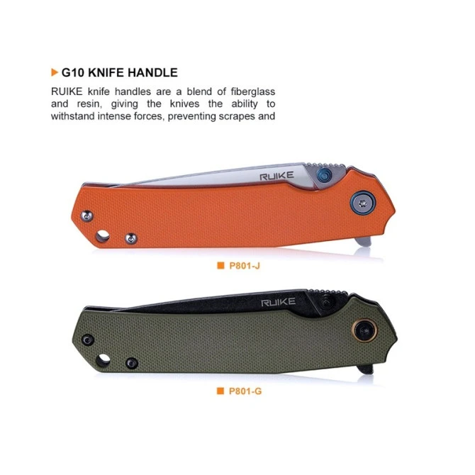 Ruike P801-G Acero Inoxidable Verde 4 Ruike P801-G Acero Inoxidable Verde - Imagen 2