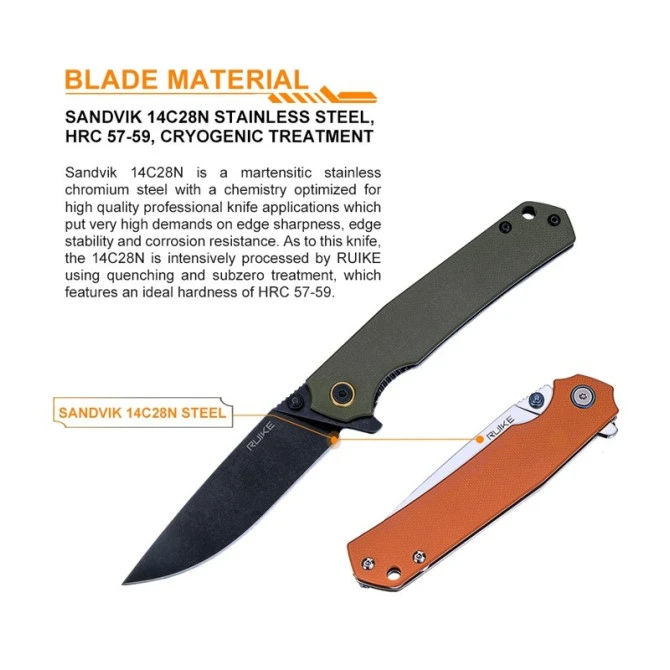 Ruike P801-G Acero Inoxidable Verde 8 Ruike P801-G Acero Inoxidable Verde - Imagen 6