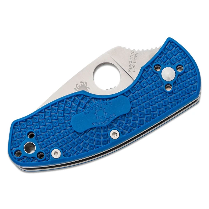 Spyderco Ambitious Lightweight Blue CPM-S35VN 4 Spyderco Ambitious Lightweight Blue CPM-S35VN - Imagen 2