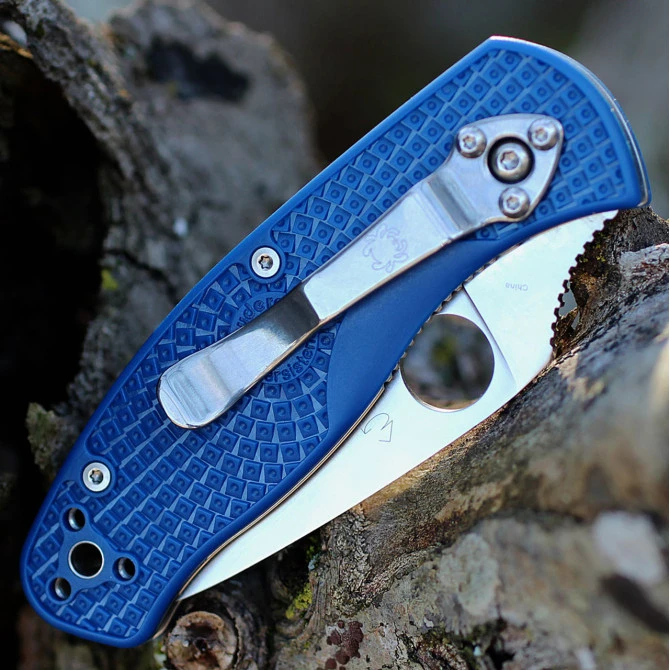 Spyderco Ambitious Lightweight Blue CPM-S35VN 8 Spyderco Ambitious Lightweight Blue CPM-S35VN - Imagen 6