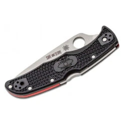 Spyderco Endura 4 Lightweight Thin Red Line -Leopard Almacenar spyderco endura 4 lightweight thin red line 1