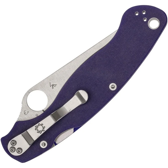 Spyderco Military 2 Linerlock Dark Blue 4 Spyderco Military 2 Linerlock Dark Blue - Imagen 2