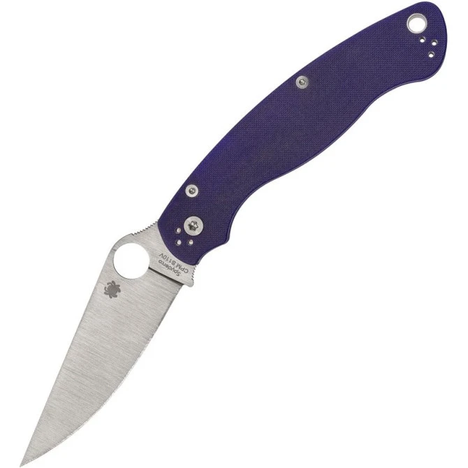Spyderco Military 2 Linerlock Dark Blue 3 Spyderco Military 2 Linerlock Dark Blue