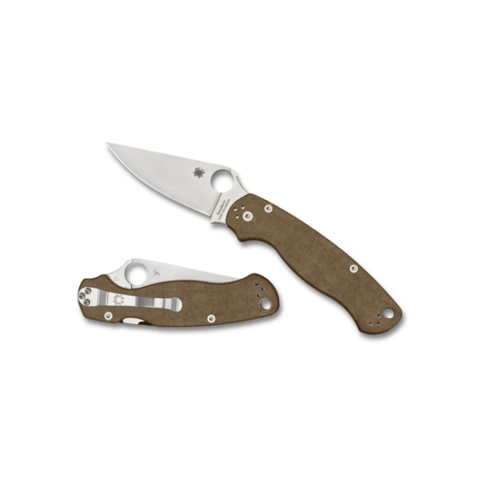 Spyderco Para-Military 2 Brown Canvas 5 Spyderco Para-Military 2 Brown Canvas - Imagen 3