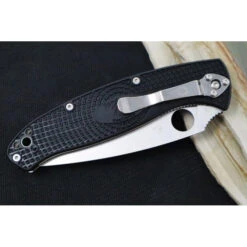 Spyderco Resilience Lightweight Linerlock Black -Leopard Almacenar spyderco resilience lightweight linerlock black 4