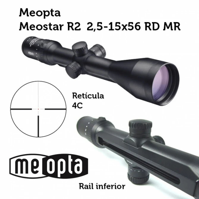 Visor Meopta MeoStar R2 2,5-15x56 RD/MR - 4C 3 Visor Meopta MeoStar R2 2,5-15x56 RD/MR - 4C