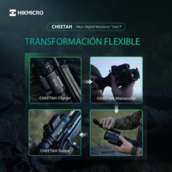 Visor Nocturno Digital Hikmicro Cheetah C32F-R Con Emisor IR 850 Nm -Leopard Almacenar visor nocturno digital hikmicro cheetah c32f r con emisor ir 850 nm 6